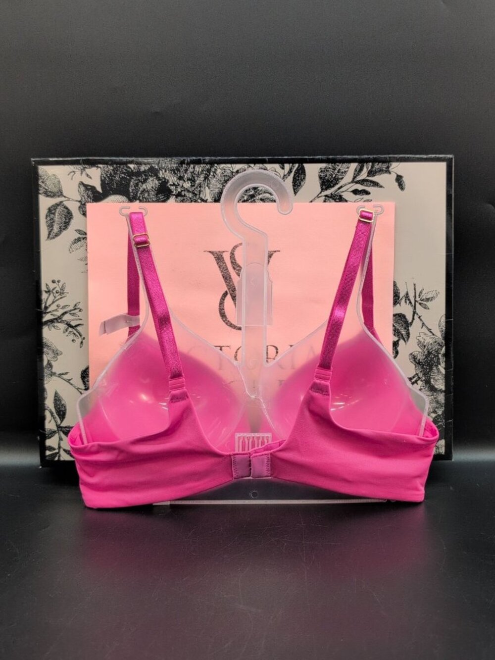 Victoria Secret Very Sexy So Obsessed Smooth Wireless Push Up Bra 32B Hot Pink - Picture 6 of 12